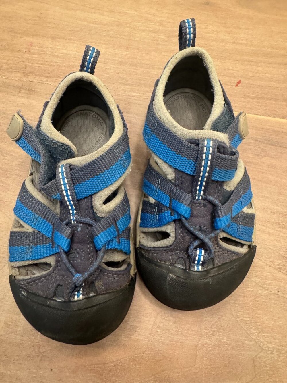 KEEN Navy Blue Closed-Toe Bungee Sport Sandals Toddler 8